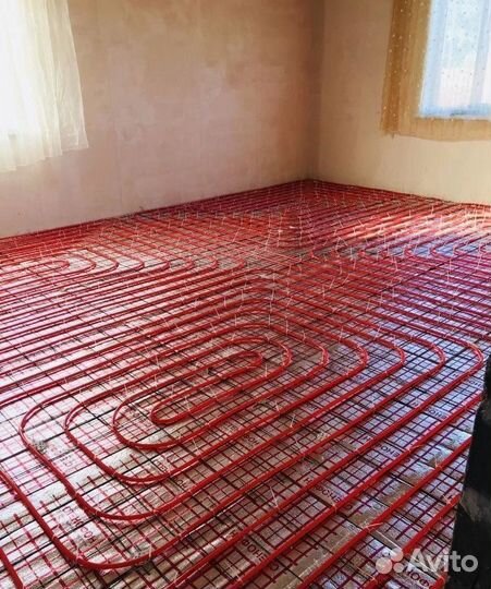 Теплый пол, монтаж теплого пола. Лучевая система