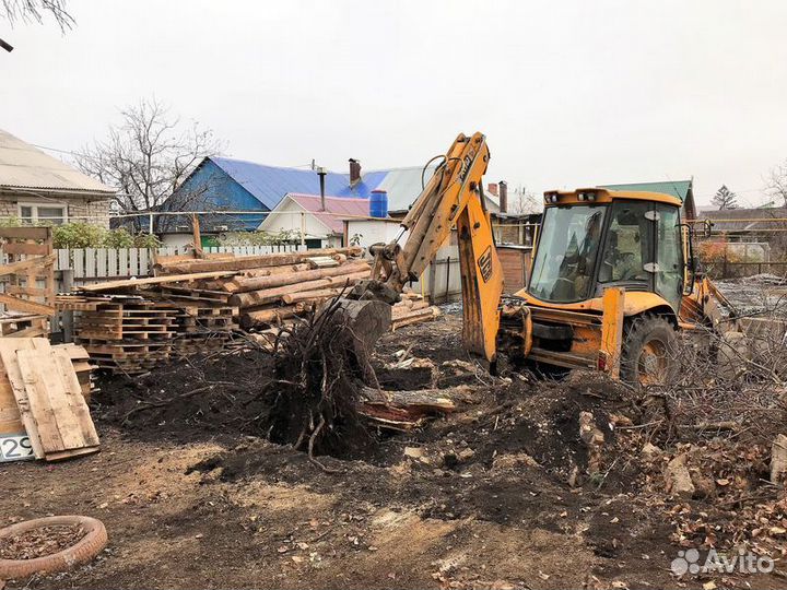 Благоустройство. Расчистка участка в Голицыно