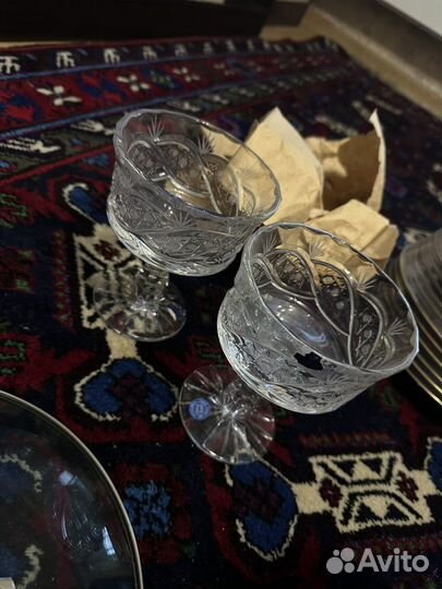 Хрустальная конфетница