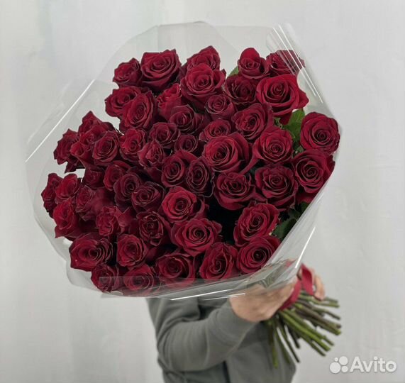 Букет из 51 розы 70 см