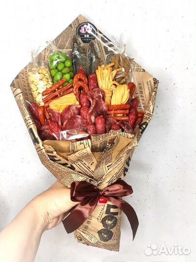 Мужской подарок. Букет к пенному