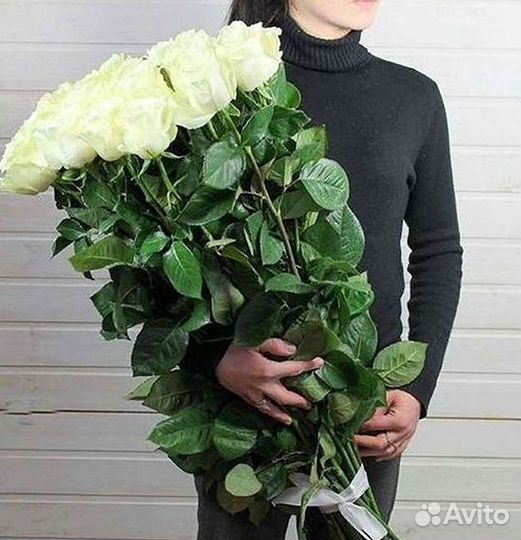 Длинные высокие розы 110 150 160 180 200 см