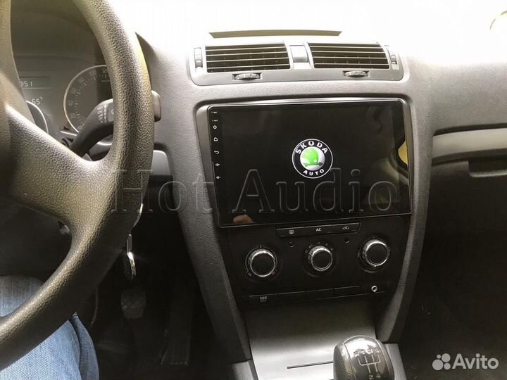Магнитола для Skoda Octavia A5 с установкой