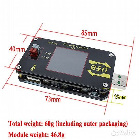 Усб тестер 15w