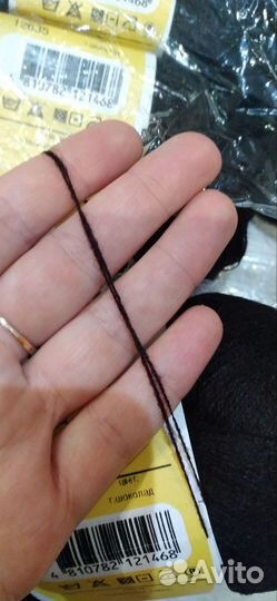 Нитки Акрил 10, шоколад