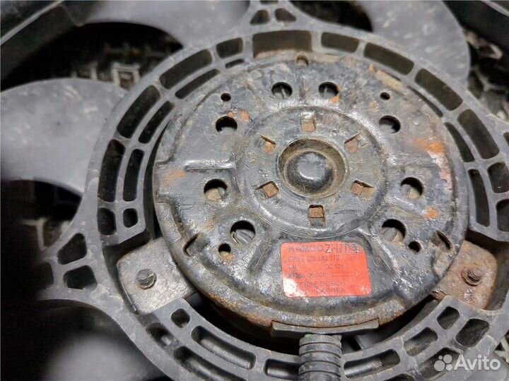 Вентилятор радиатора Hyundai Santa Fe, 2004