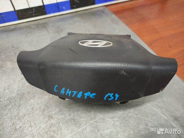 Подушка безопасности водителя Hyundai Santa Fe 2