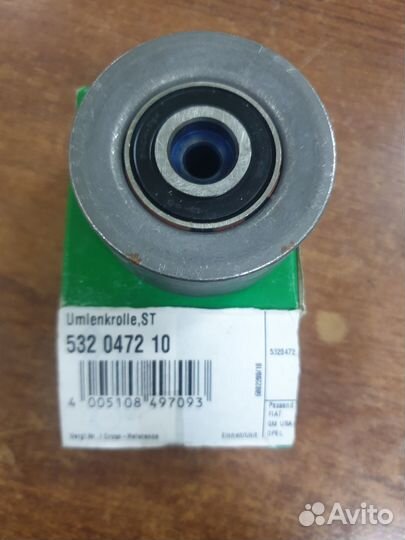 Ролик обводной ремня грм chevrolet Aveo