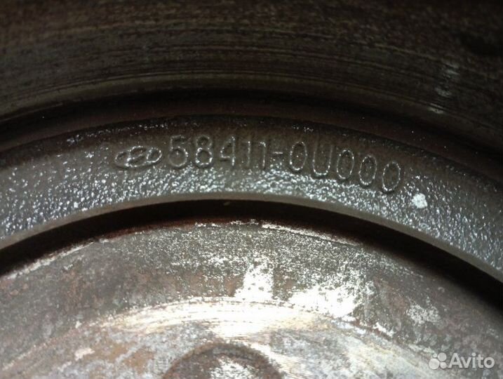 Барабан тормозной задний левый Hyundai Solaris HCR