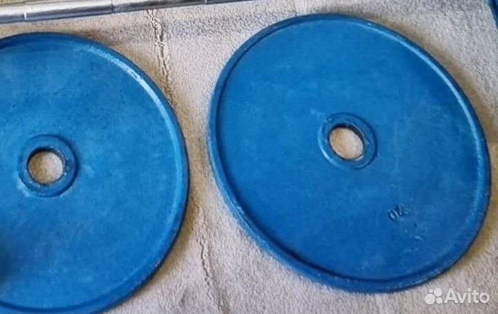 Блины 20 кг. для олимпийской штанги на 55мм