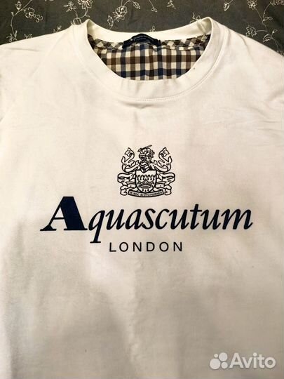 Толстовка Aquascutum белая