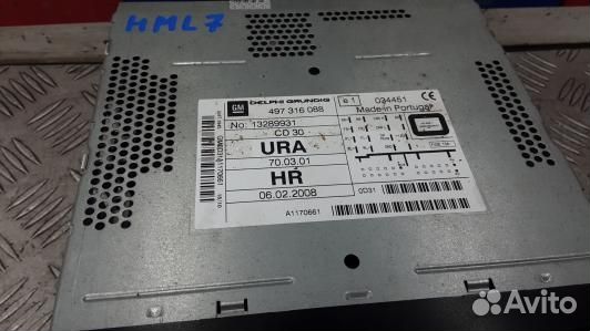 Магнитола opel zafira B (HML07I401)