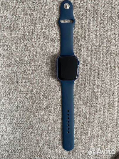 Часы apple watch 7 45 mm blue