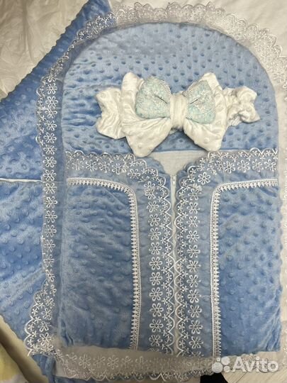 Конверт на выписку зимний для мальчика и девочки