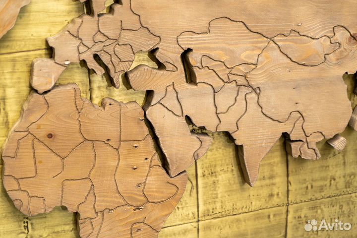 Декоративная карта мира