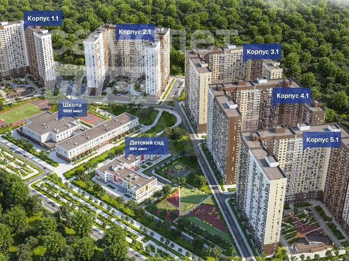 Квартира-студия, 27,7 м², 19/24 эт.