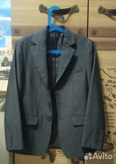 Костюм классический серый 134 Valenti kids