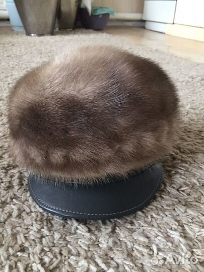 Шапки-кепи (норка и др) р. 57-58