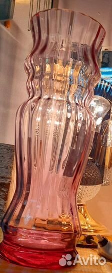 Ваза александритовое стекло/Чехословакия/ 70 х г