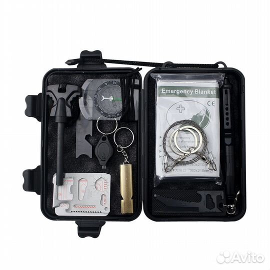 Набор выживания в кейсе из 10 в 1