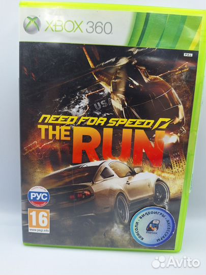 NFS The Run xbox 360 (б/у, рус.)