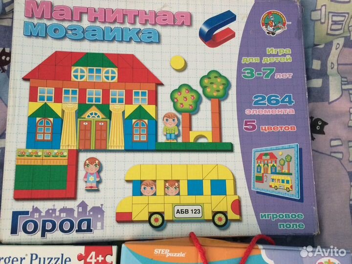 Магнитная мозаика и пазлы