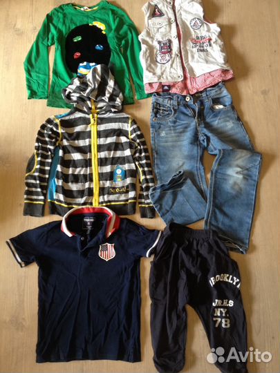 Вещи на мальчика(рост 116, цена за всё)