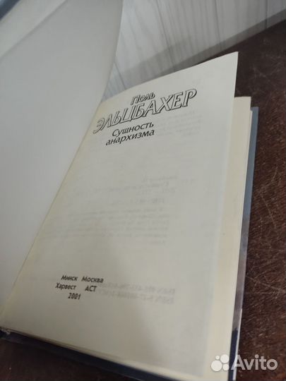 Поль Эльцбахер. Сущность анархизма