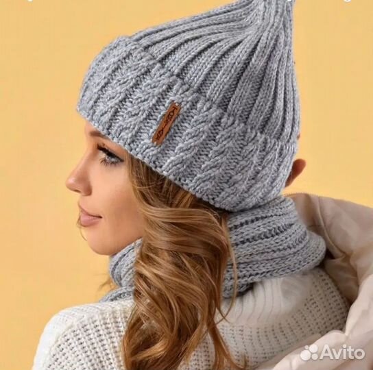 Шапка вязанная женская