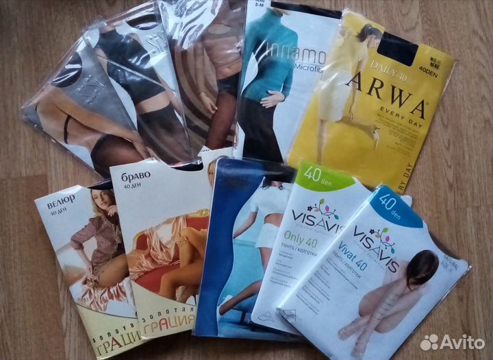 Женские капроновые колготки 3,4,5 размер