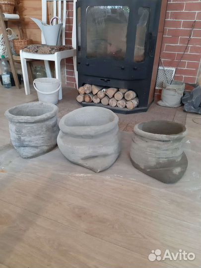 Вазон уличный из бетона