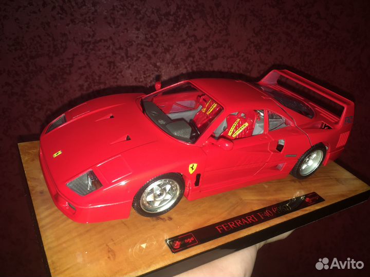 1/18 Ferrari F40 Premium Bburago Italy