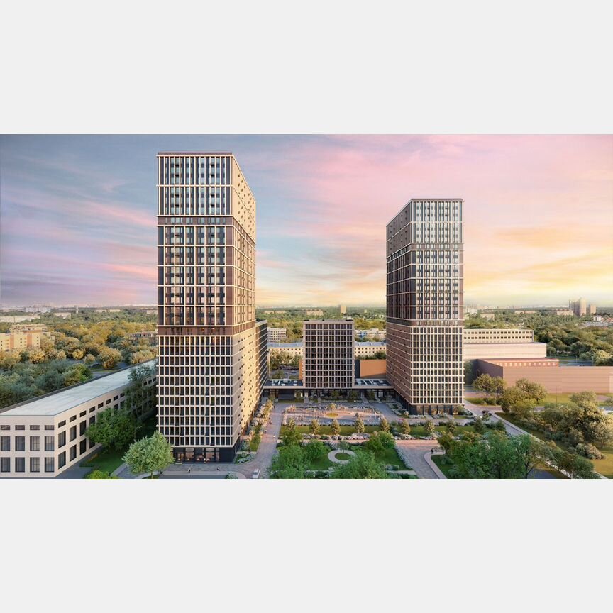 3-к. квартира, 82,6 м², 2/30 эт.