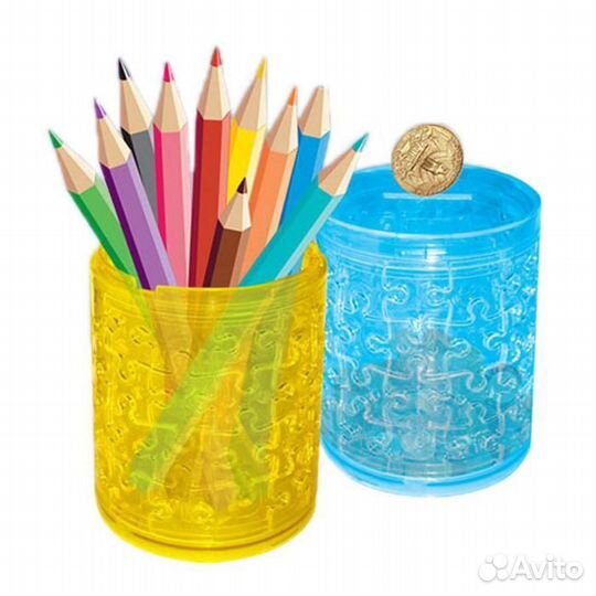 Пазл 3D кристаллический «Карандашница», 51 деталь