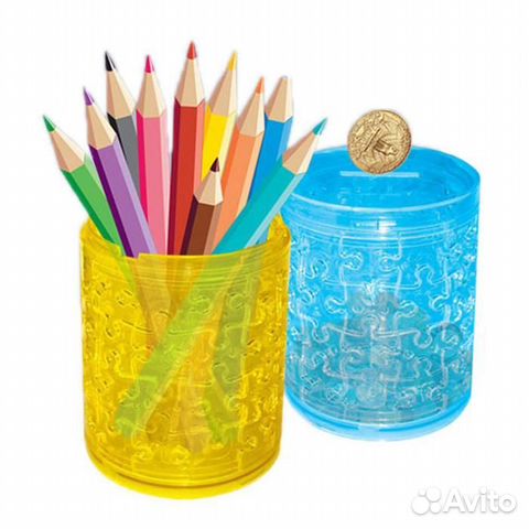 Пазл 3D кристаллический «Карандашница», 51 деталь