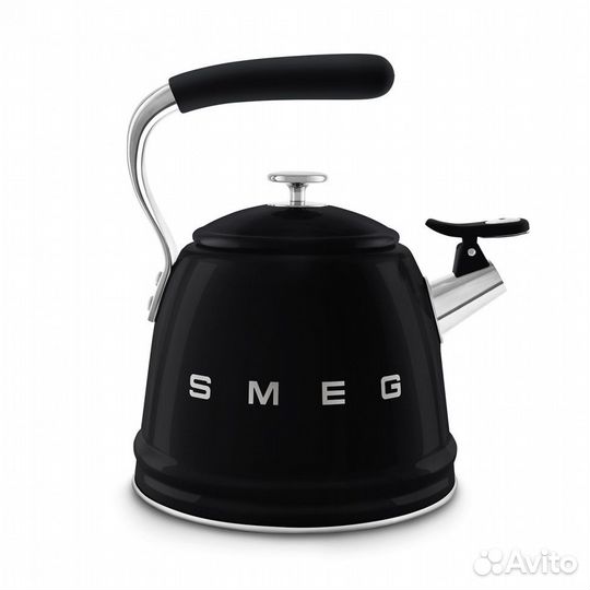 Чайник со свистком Smeg cklw2001BL