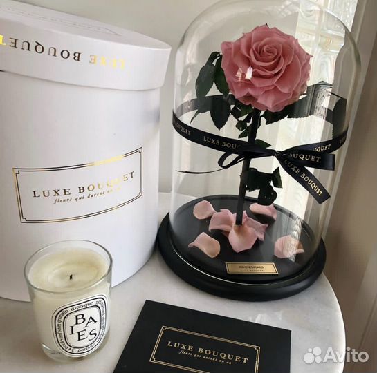 Роза в колбе