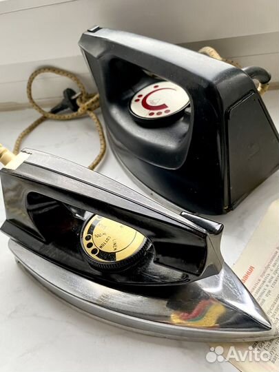 Утюг новый СССР и с паром