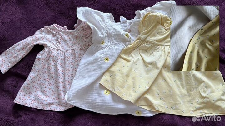 Детские вещи на девочку 74-86 размера