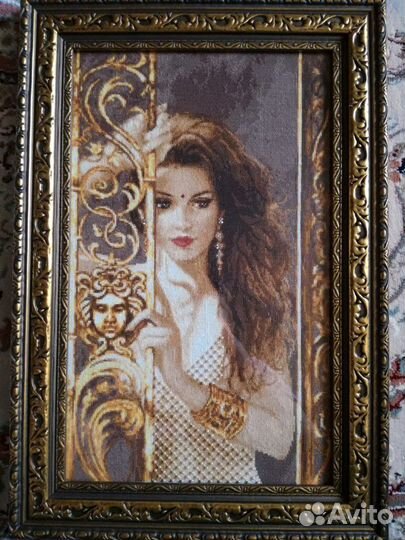 Картина Жасмин вышита крестиком