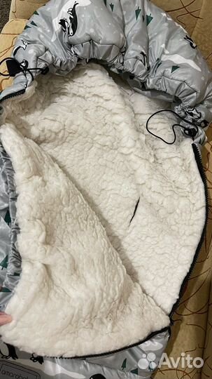 Зимний теплый конверт amarobaby