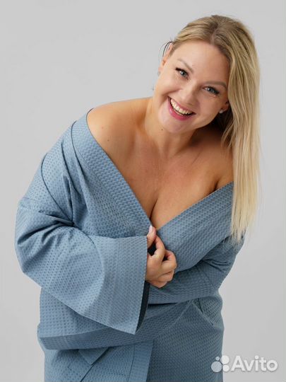 Халат банный вафельный Артикул 1456 - 1453