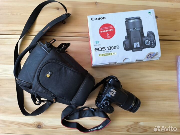 Зеркальный фотоаппарат canon eos 1300d