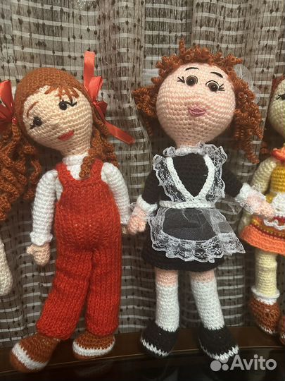 Вязаные игрушки ручной работы