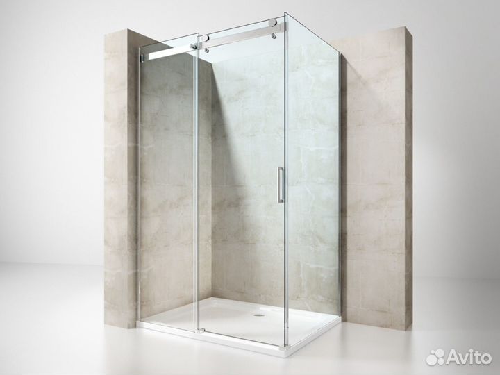 Душевая кабина с нержавеющей фурнитурой