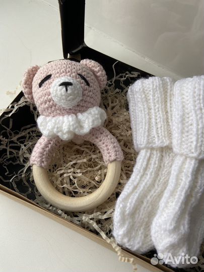 Вязанный набор для новорожденного