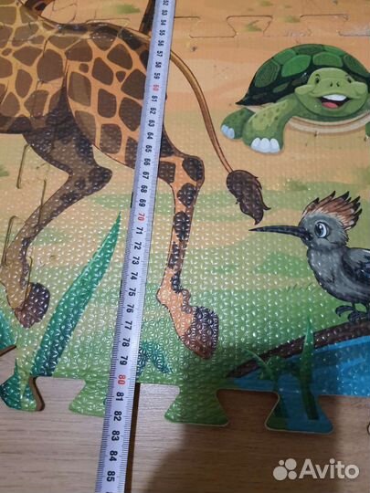 50 шт.Детский коврик для ползания пазл