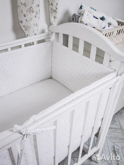 Бортики в детскую кроватку