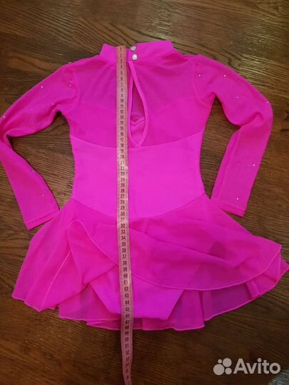 Купальник гимнастический для девочек розовый