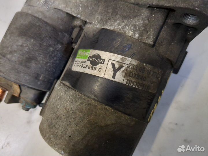 Стартер Nissan Note E11, 2009